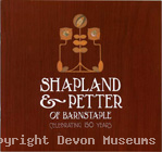 Shapland and Petter of Barnstaple (celebrating 150 years) product photo
